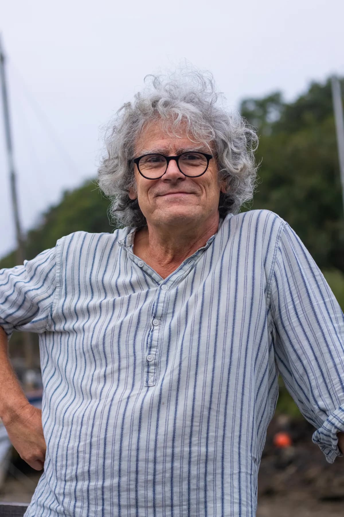 Portrait de Dominique Trichet, violoniste de Déompda